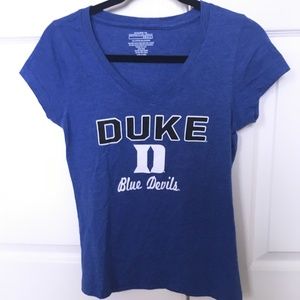 Duke Blue Devils fitted V neck short sleeve T